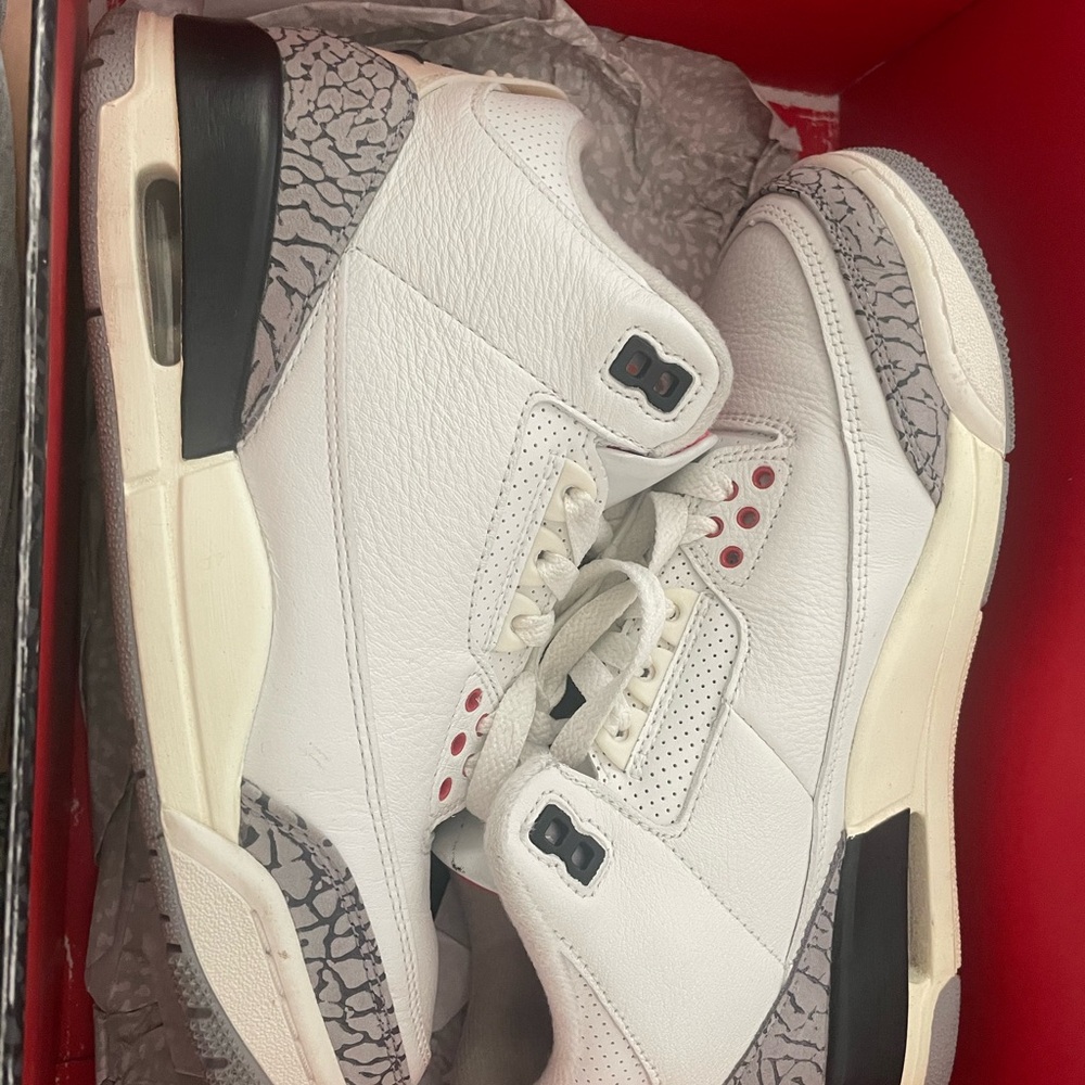 Jordan Athletic Shoes in White and Black